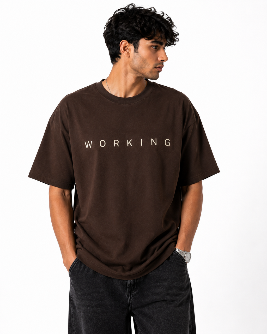 GOD IS WORKING BEHIND THE SCENES — Unisex Oversized T-Shirt
