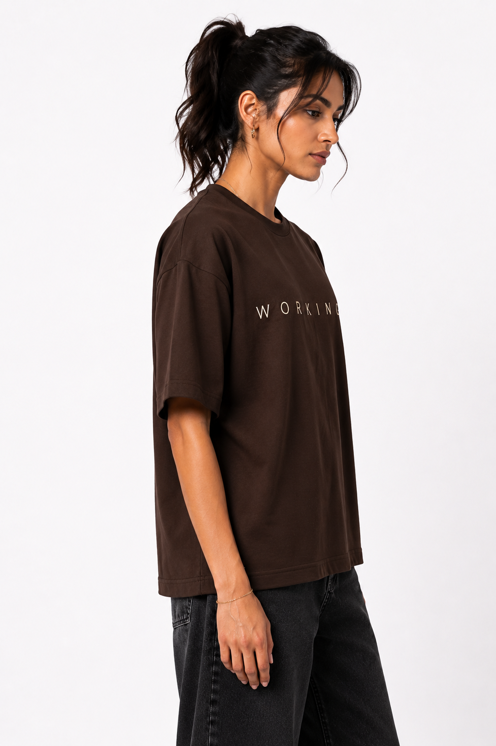 GOD IS WORKING BEHIND THE SCENES — Unisex Oversized T-Shirt