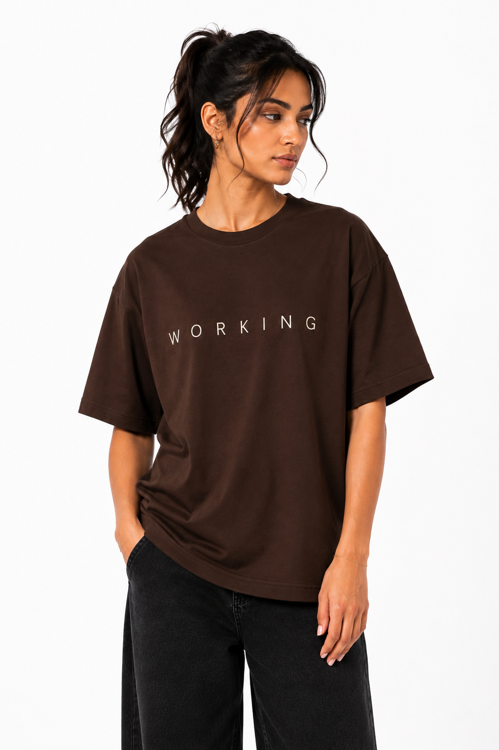 GOD IS WORKING BEHIND THE SCENES — Unisex Oversized T-Shirt