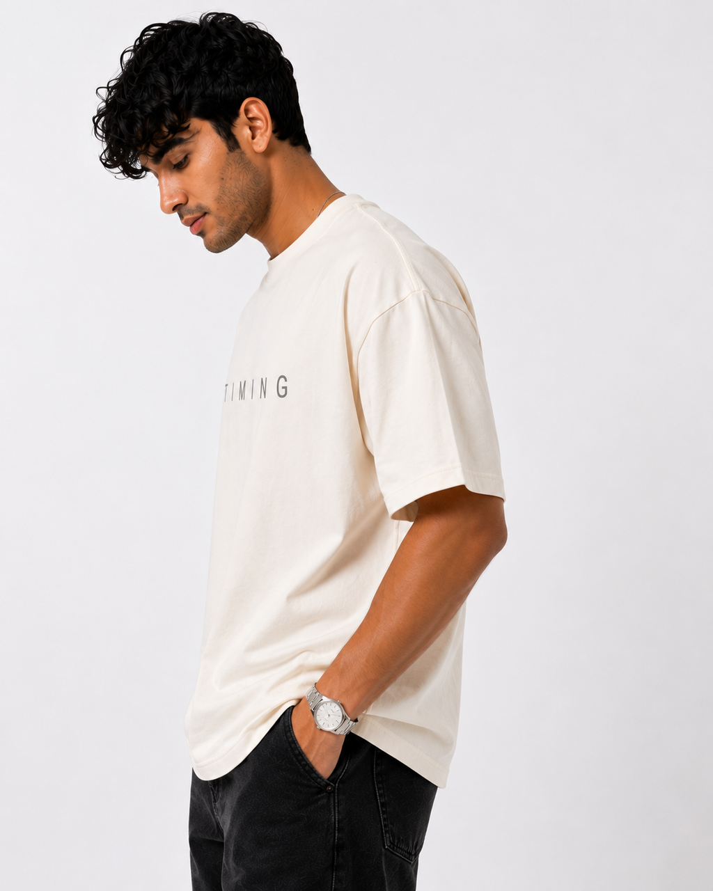 GOD'S TIMING IS PERFECT — Unisex Oversized T-Shirt