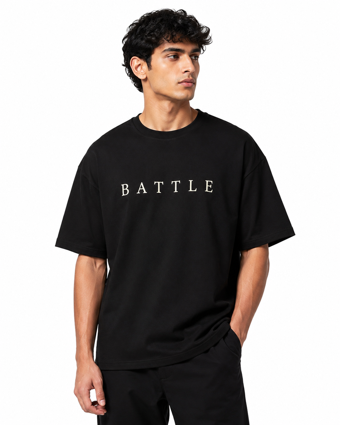 GOD FIGHTS MY BATTLES — Unisex Oversized T-Shirt